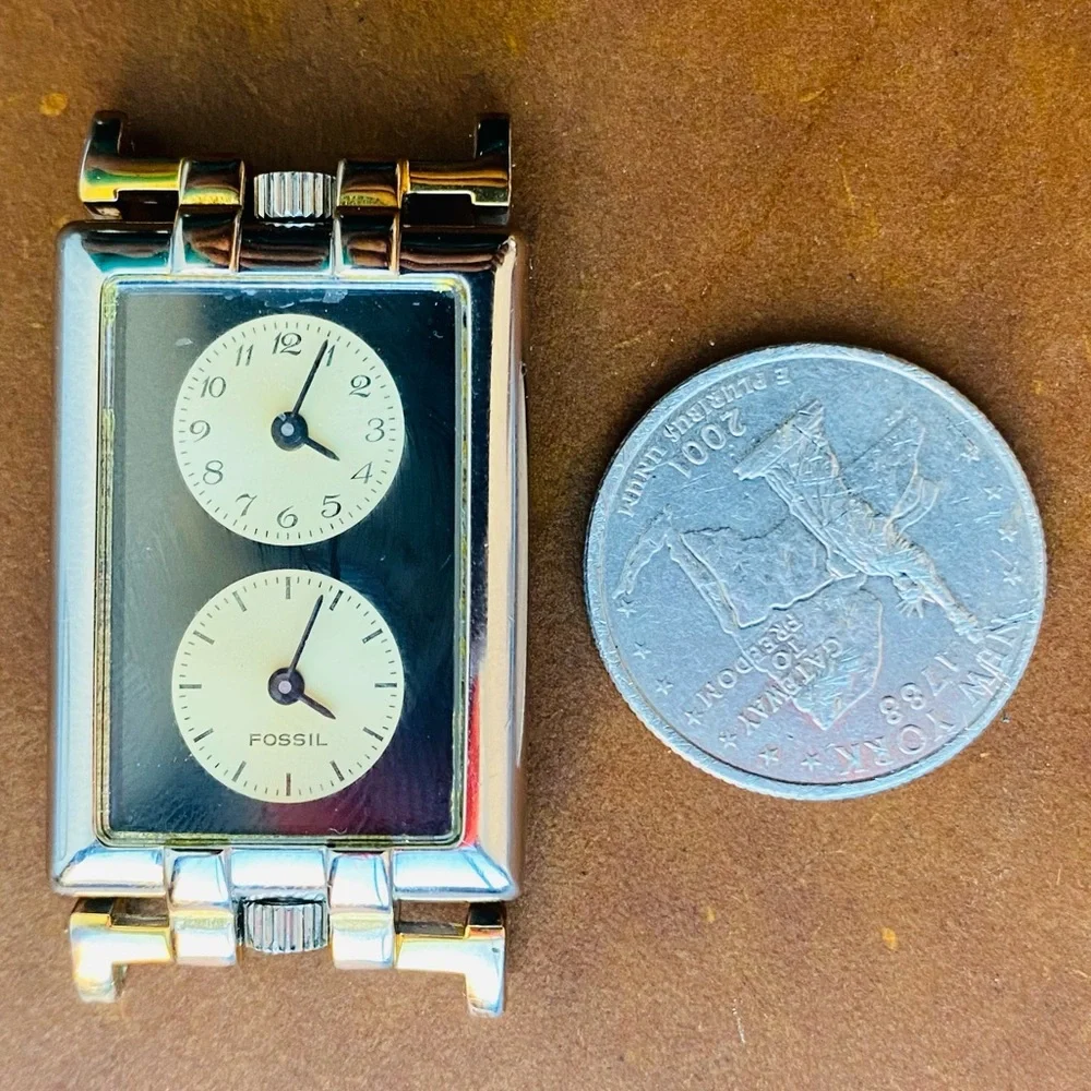 1995 FOSSIL ART DECO EC-8605